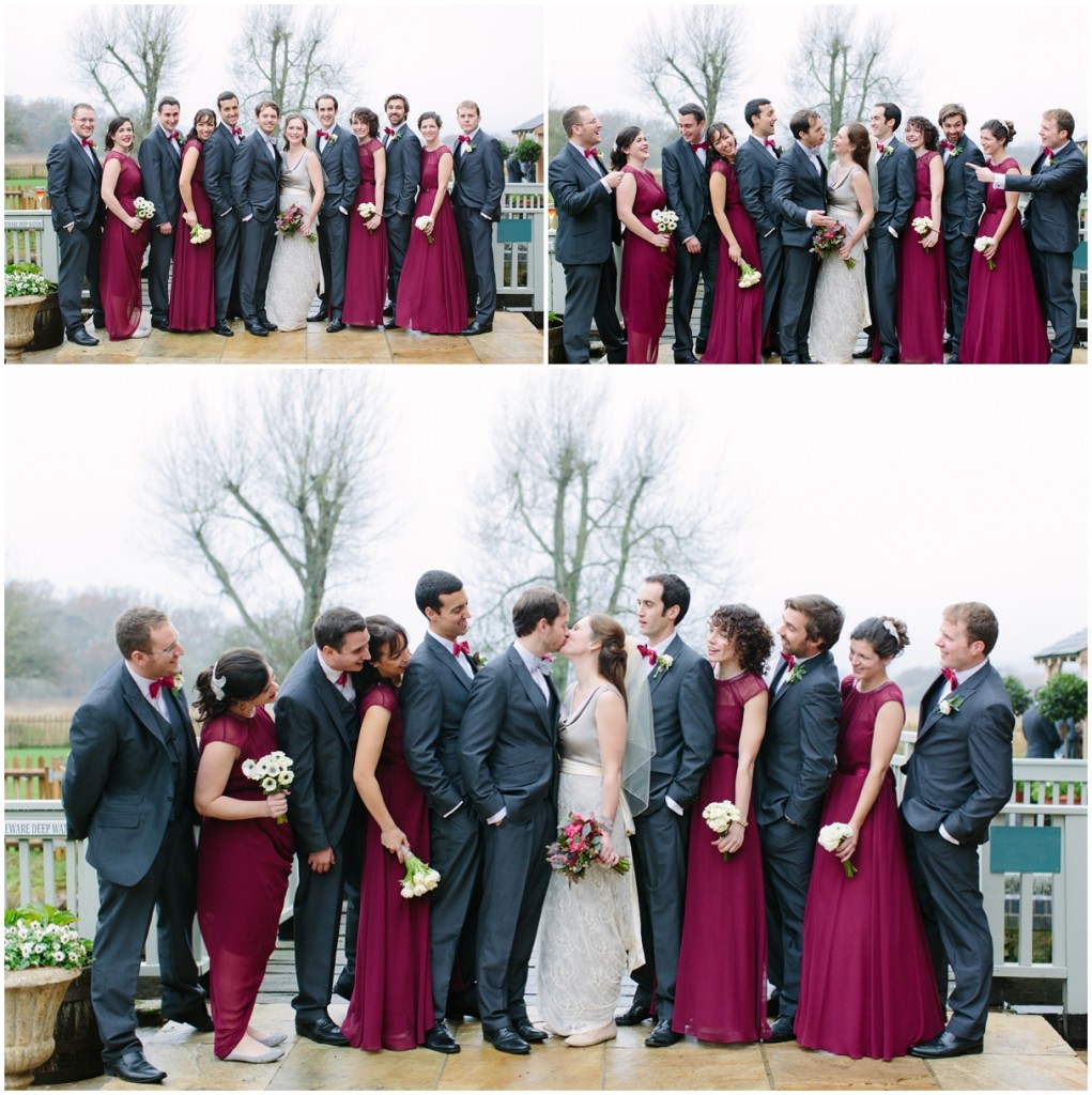 Ruby-claret-red-bridal-party