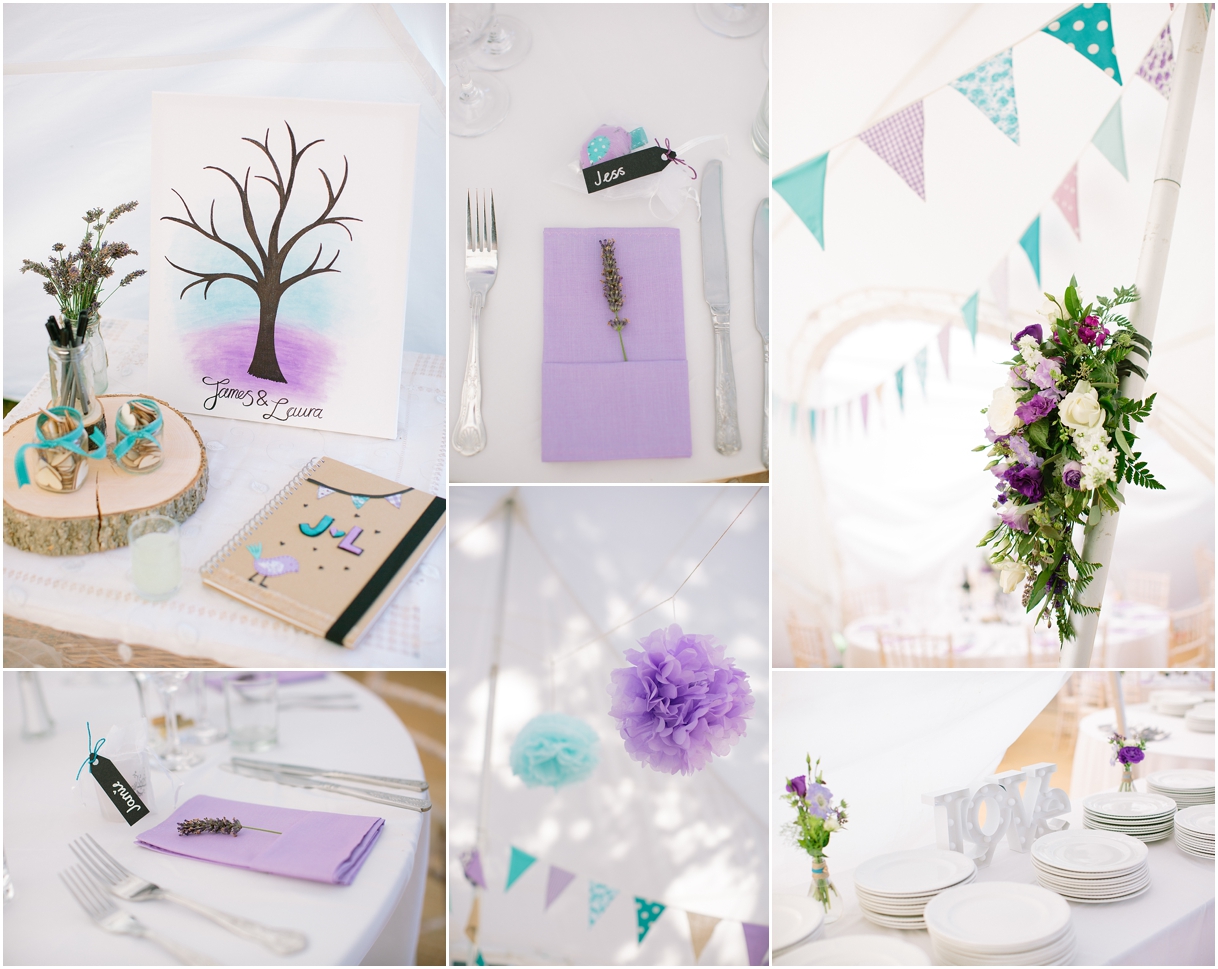 Purple-teal-diy-rustic-wedding-decor