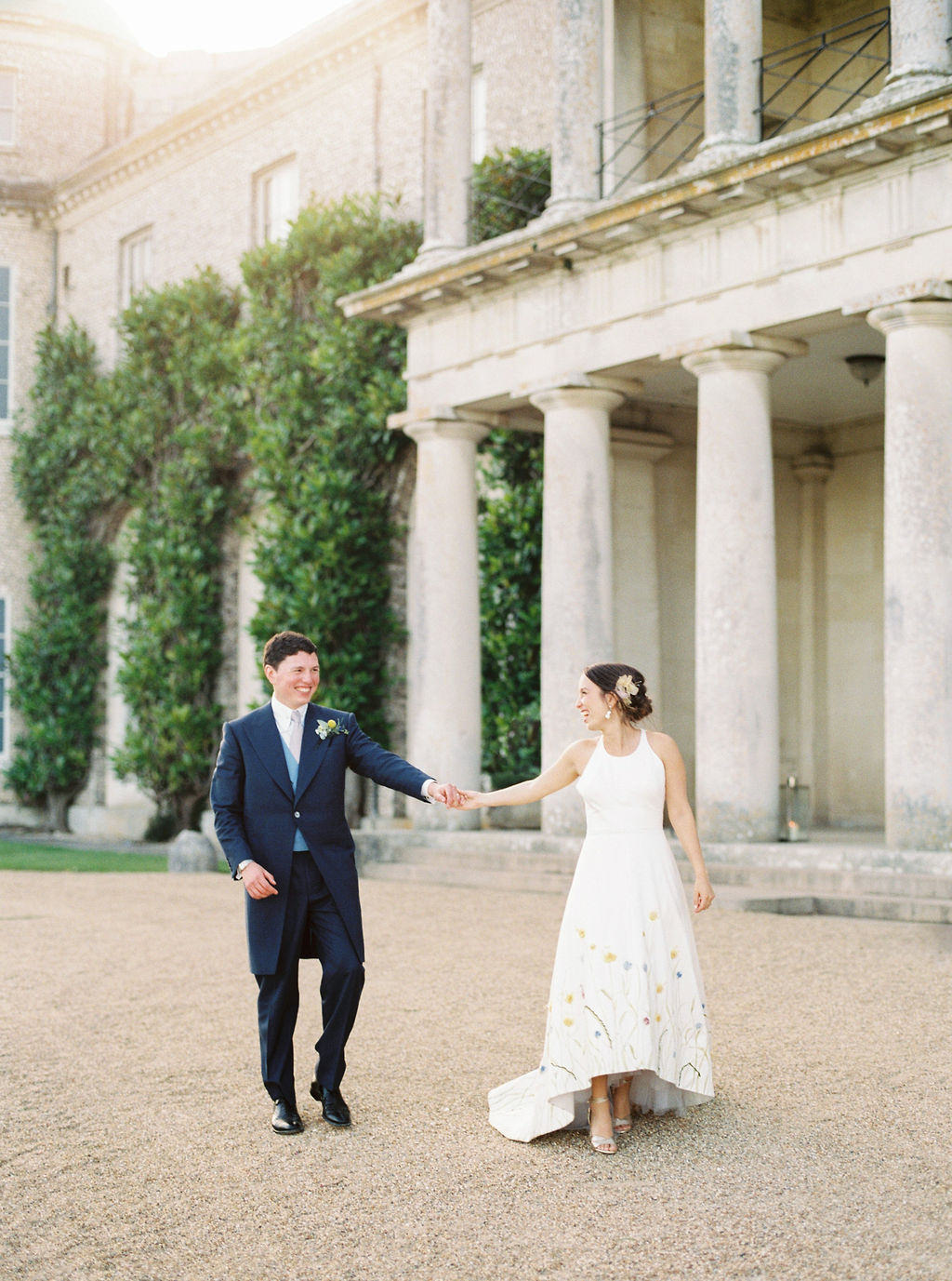 romantic wedding photography at Goodwood House