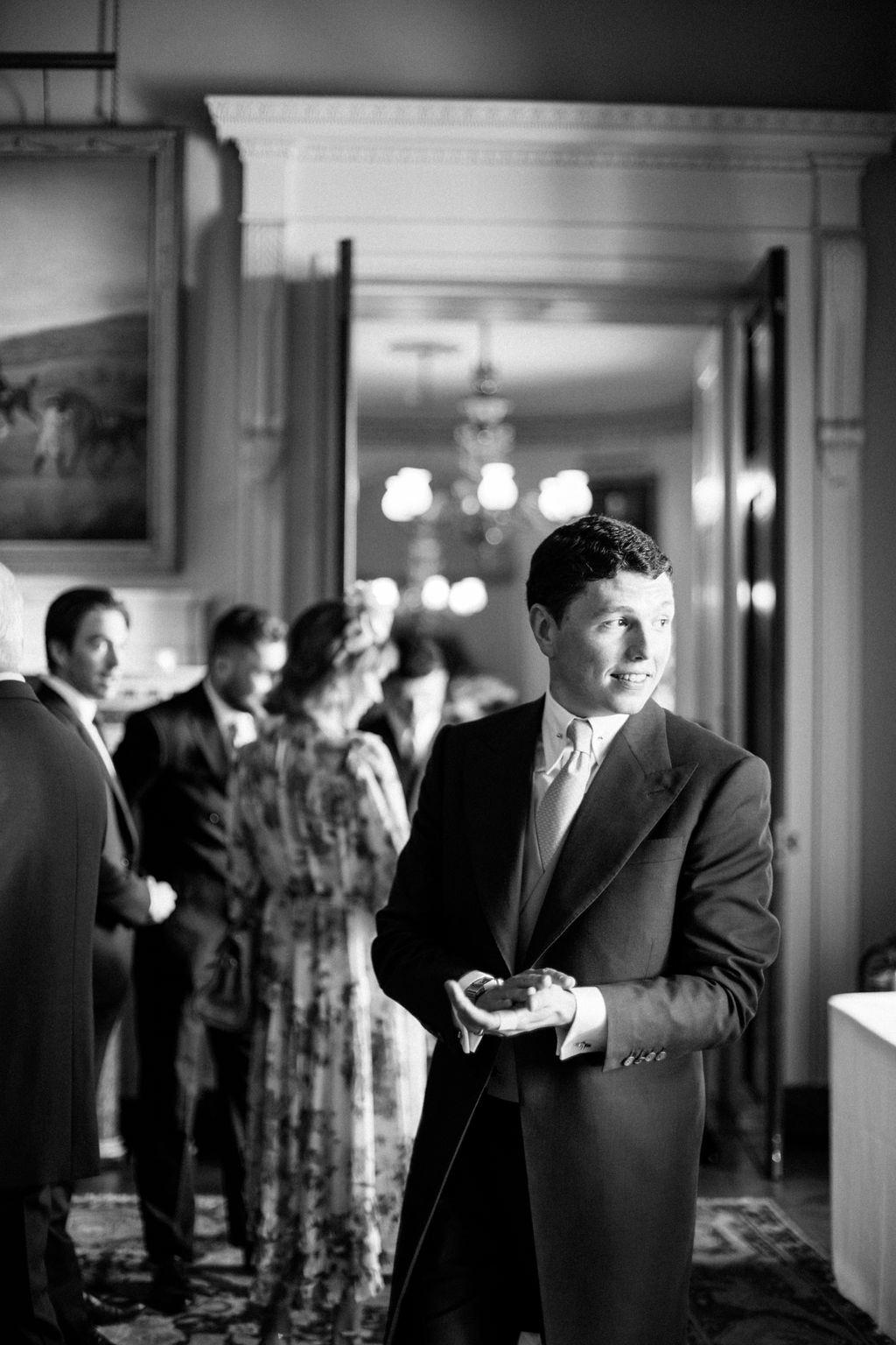 wedding ceremony at Goodwood House