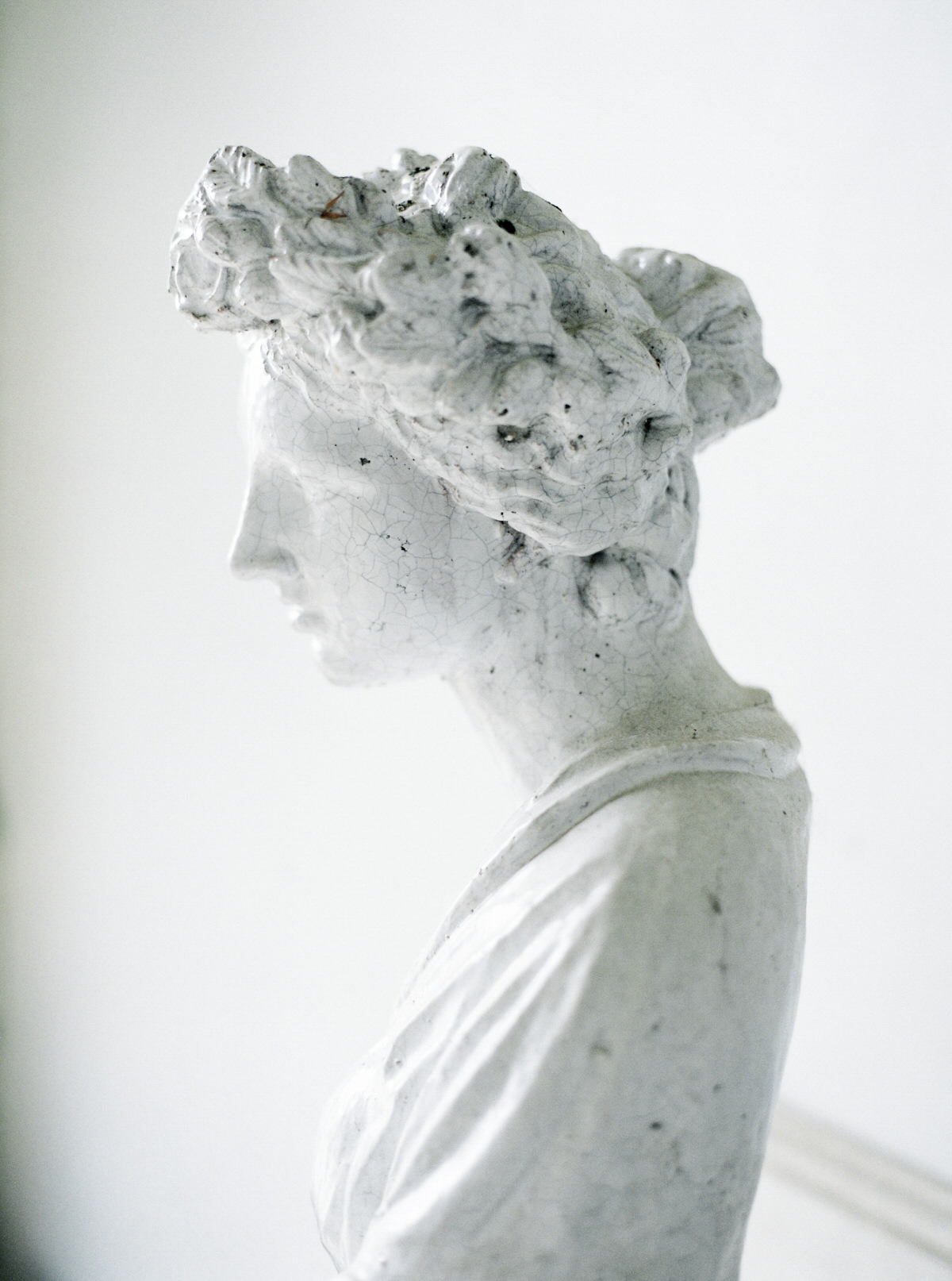 Marble bust at Came House Dorset